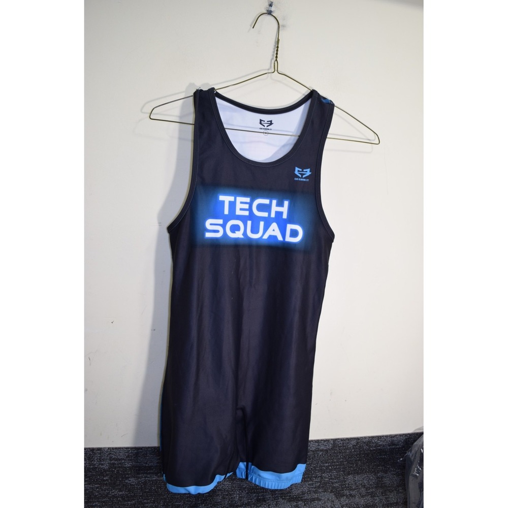 Tech Squad Wrestling Club Herndon Va Go Earn It Singlet Mens S Virginia Flag